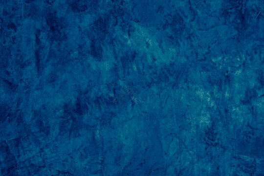 Abstract grunge decorative navy blue of cement wall background
