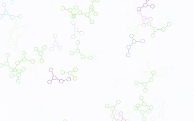 Light Blue, Red vector backdrop with artificial intelligence data.