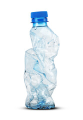 small broken water bottle