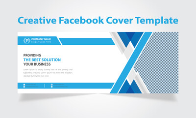 Modern Facebook timeline banner cover template