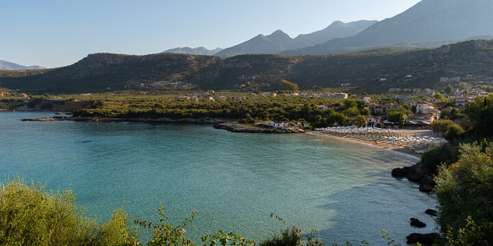 Kalogria beach at Stoupa, Peloponnese