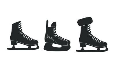 A set of winter shoes