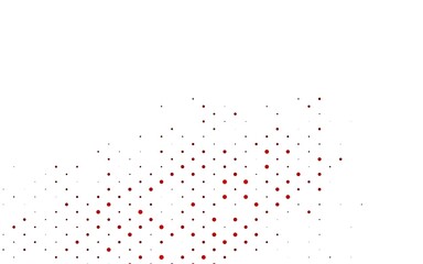 Light Yellow, Orange vector layout with circle shapes. Blurred bubbles on abstract background with colorful gradient. Pattern of water, rain drops.