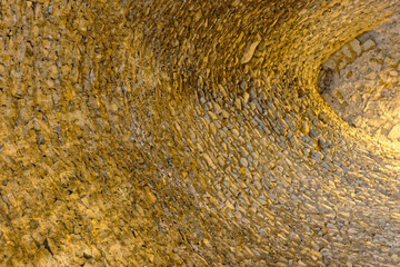 Intérieur de la tour gallo-romaine de Magne à Nîmes - Gard - France