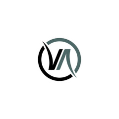Letter V or VA logo / icon design