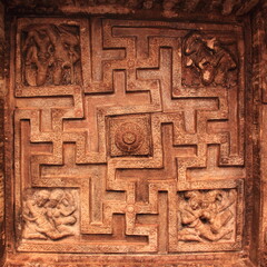 Badami cave temples, complex of Hindu and Jain cave temples located in Badami, Bagalkot district in northern part of Karnataka, India. Built by Chalukya.