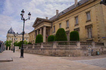 Fototapeta premium Place Royale in the city of Reims in France 