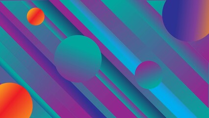 abstract background with colorful stripes, 3D gradient background color combinations
