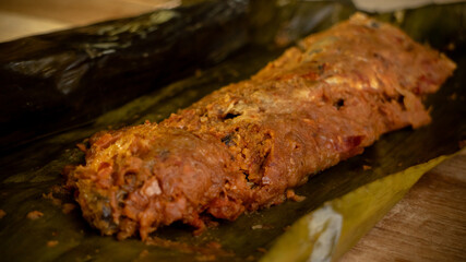 pepes ikan or fish pepes is one of type tradisional cuisine from Java, Milkfish Pepes