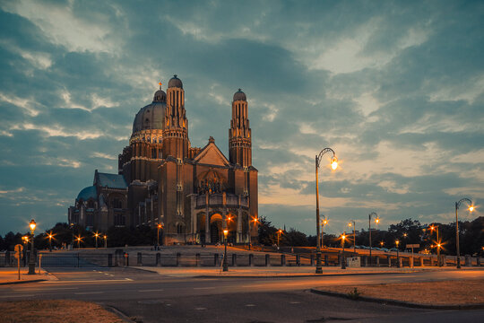 La basilique de Koekelberg &agrave; Bruxelles