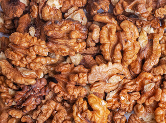 Stack of walnuts