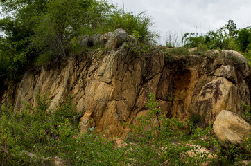 Granite Rock and beautiful Natures over the rock
