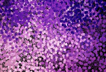 Dark Purple, Pink vector texture with disks.