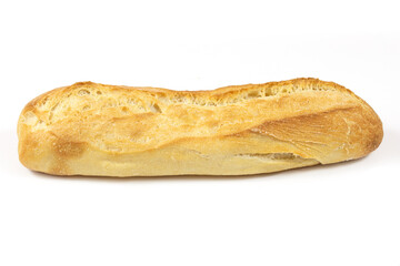 baguette de pain sur un fond blanc