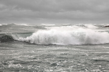 Storm by the Mediterranean sea 