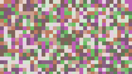 Geometric squares with bright colors. Mosaic background with large squares.