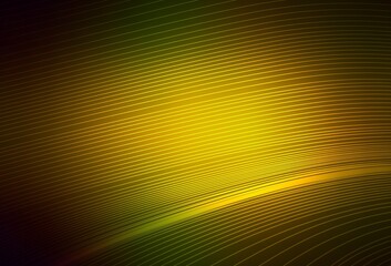Dark Green, Yellow vector colorful blur backdrop.