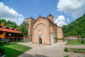 Naklejka premium Monastery Raca, Serbian Orthodox monastery