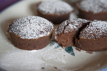 Black delicious Chocolate cake