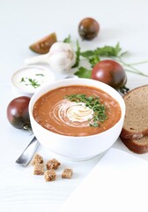 soup with meatballs
