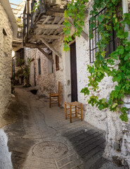 Obraz premium Capileira, typical village of the Alpujarra, Sierra Nevada in Spain.
