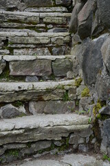 Ancient stone steps of the fortress
