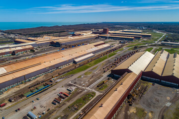 Large Steel Manufacturing Facility on Lake Michigan