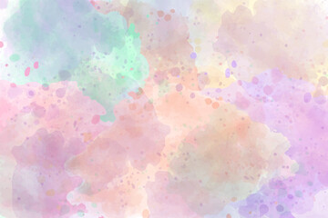 Abstract watercolor aquarelle hand drawn art paint background
