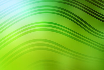 Light Green, Yellow vector backdrop with wry lines.