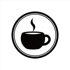coffee cup icon vector