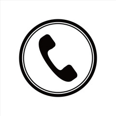 Contact us.Telephone, communication. icon in flat style. Vector illustration. Telephone symbol. icon telephone call. Phone on white background.Vector illustration.