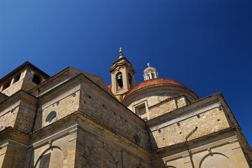 Square additions to the Basilica of San Lorenzo in Florence Italy