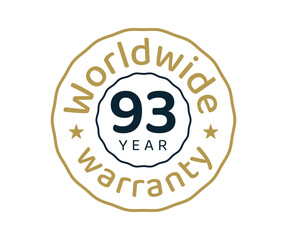 93 years worldwide warranty, 93 years global warranty