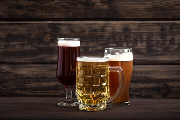 Various sorts of beer