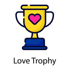 gold trophy cup icon