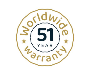 51 years worldwide warranty, 51 years global warranty