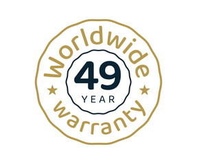 49 years worldwide warranty, 49 years global warranty