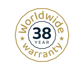 38 years worldwide warranty, 38 years global warranty