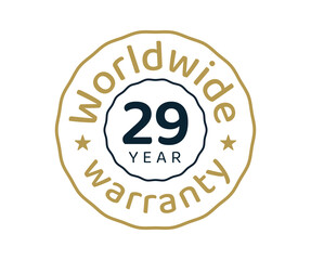 29 years worldwide warranty, 29 years global warranty