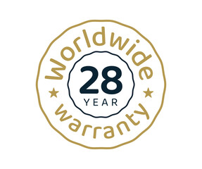 28 years worldwide warranty, 28 years global warranty