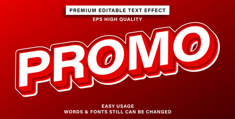 Text effect promo