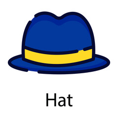illustration of a hat