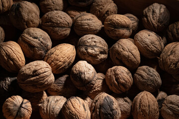 walnuts on the table