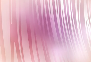 Light Pink vector background with wry lines.