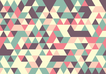 Abstract minimal palette Pattern Triangle background texture geometric, abstract vector decoration design