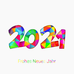 frohes neues Jahr 2021	