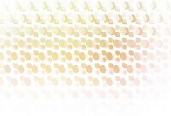 Light Green, Red vector template with lava shapes.