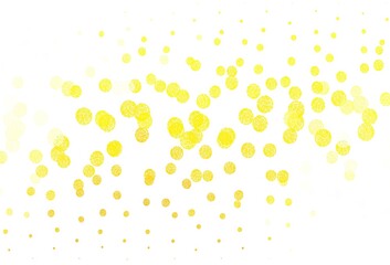 Light Yellow vector background with spots.
