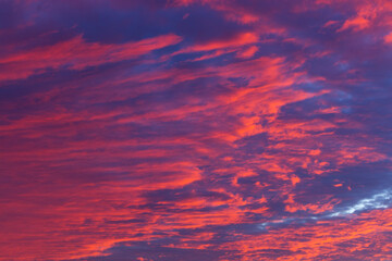 Beautiful clouds on the sky
