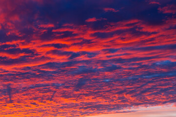 Beautiful clouds on the sky